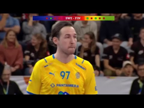 Robin Nilsberths straff mot Finland. Innebandy VM. 2022.