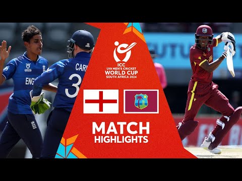 Match Highlights | England v West Indies | U19 CWC 2024