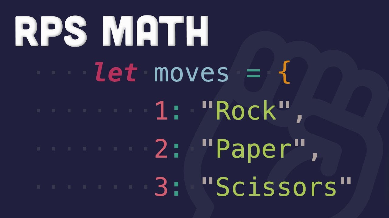 Coding Rock, Paper, Scissors with a math equation (JavaScript, PHP, and Python)