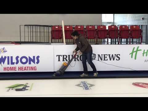 Producing ice for the Pinty's Grand Slam of Curling