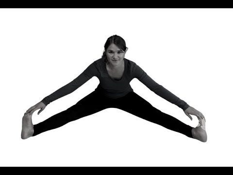 Tag 7: Die weite Vorwärtsbeuge im Sitzen - upaviṣṭa koṇāsana (1 Minute - 12 Tage) - auf Deutsch