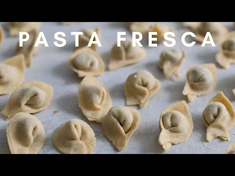 PASTA FRESCA: come prepararla SENZA UOVA | Cappelletti fatti in casa