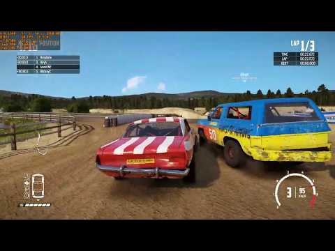 Wreckfest Walkthrough Part 17 - "National Amateurs - Sandpit Smackfest"