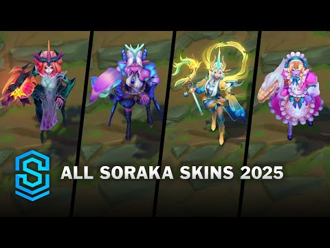 All Soraka Skins Spotlight 2025