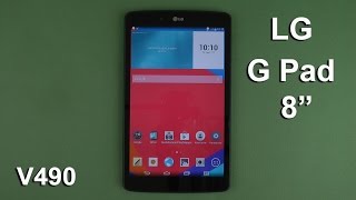 LG V480 G Pad 8.0 Wi-Fi (Black) - відео 2