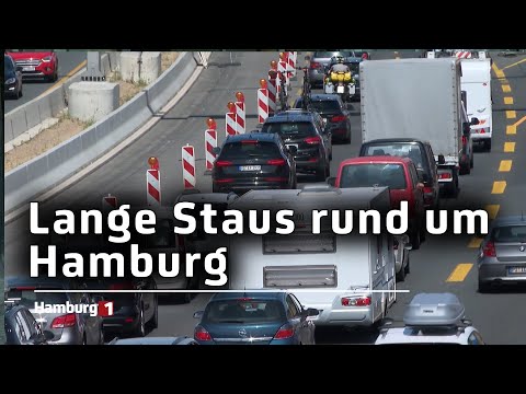Osterreiseverkehr: Lange Staus rund um Hamburg