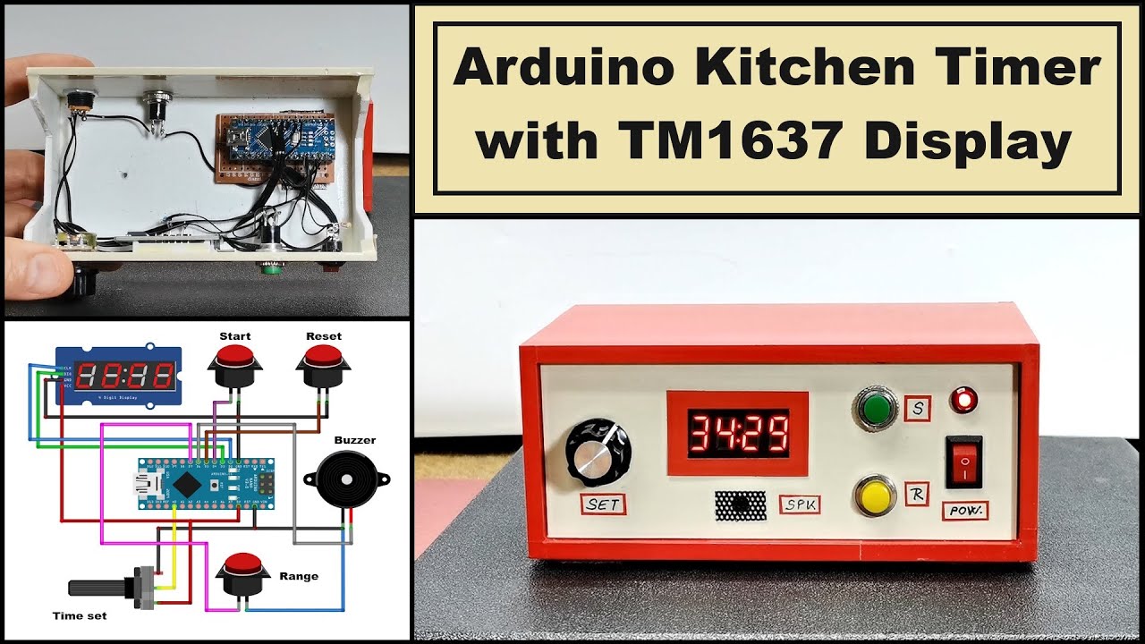 Simple & Versatile Arduino Kitchen Timer with TM1637 Display