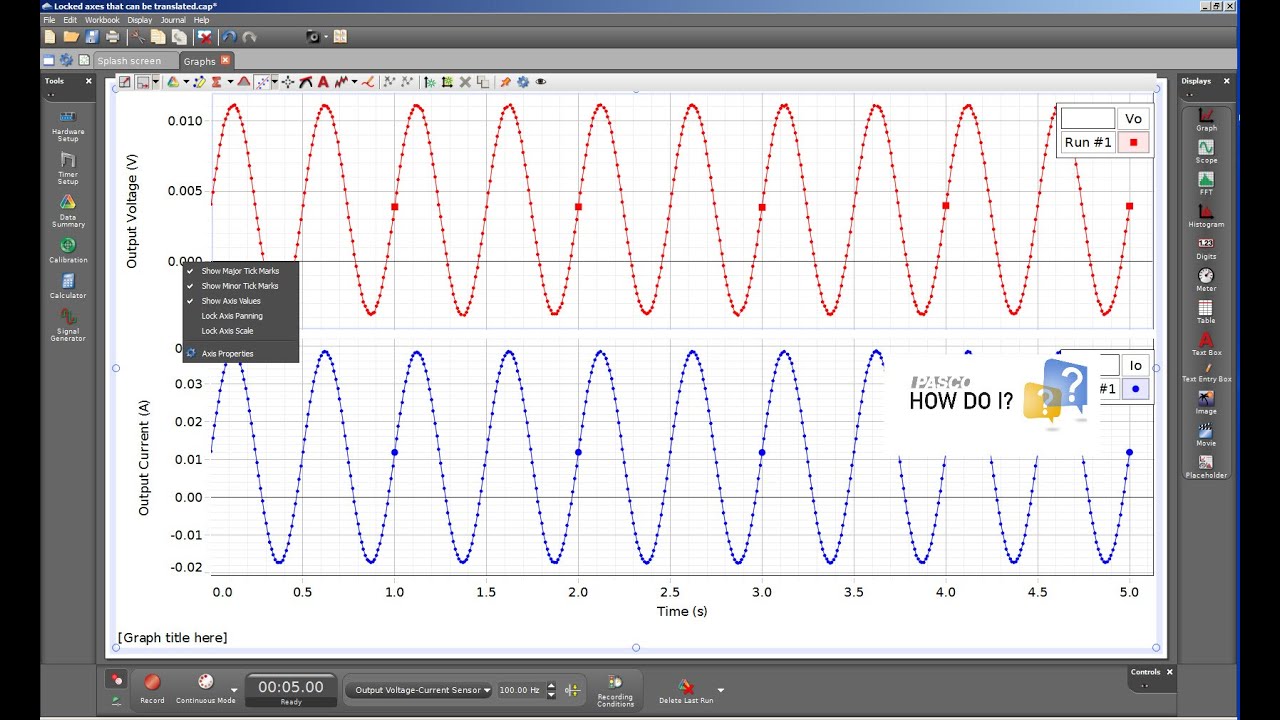 Lock Graph Axes (Capstone)