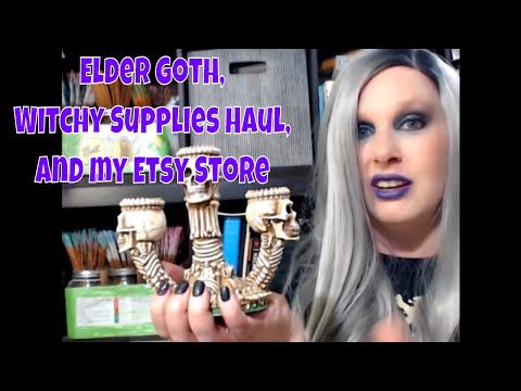 Witchy haul mystery box ft. Luciferian Apothica, and my Etsy store is stocked! Video