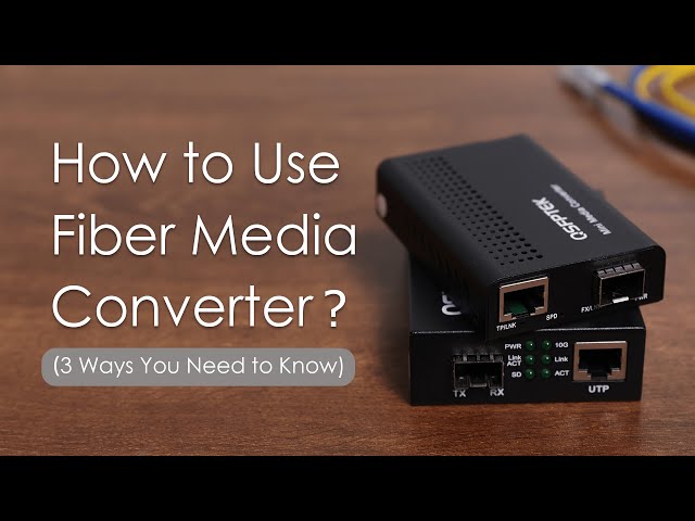 Vídeo relacionado con a Pair Gigabit Ethernet Media Converter, SFP Slot with a Pair Bidi SFP Module, Single-Mode Single LC Fiber, 1310/1550nm, up to 20km