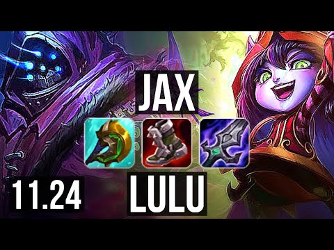 JAX vs LULU (MID) | 4/0/6, 600+ games | KR Diamond | 11.24