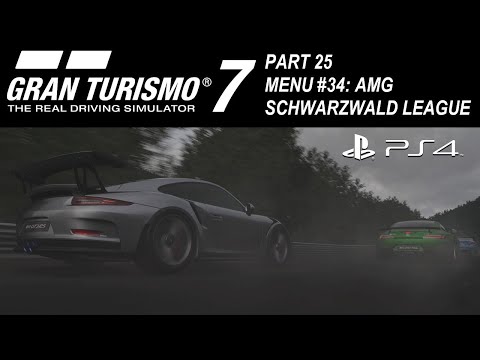 Gran Turismo 7 (PS4) - Walkthrough 100% Part 25 - Menu #34: AMG | Schwarzwald League