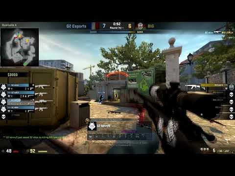 CS:GO POV Demo G2 kennyS (27/16) vs BIG (de_overpass)