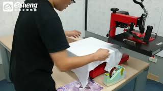 八合一多功能轉印機 │ 排汗衫輕鬆印【Multifunction Transfer】Transfer on tshirt