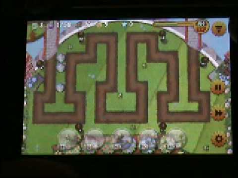 Real-time tactical tower defense game for iPhone/iPod touch：garden war -1min td