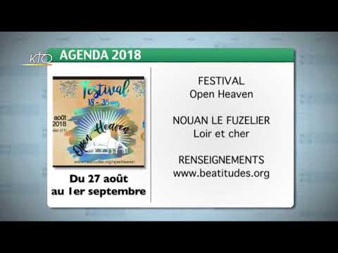 Agenda du 20 août 2018