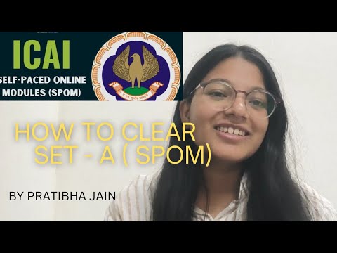  How to Clear SPOM #SetA #SetB #SetC #SetD #icaiselfplacedonlinemodule #icaispom #icai 