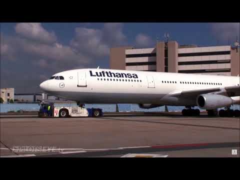 Lufthansa A330 - Frankfurt to Seattle - Takeoff at Frankfurt [Eng Sub]