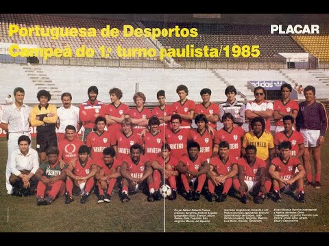 Portuguesa 2x1 Ponte Preta (18/08/1985) - Paulistão 1985 (Lusa campeã do 1o turno)