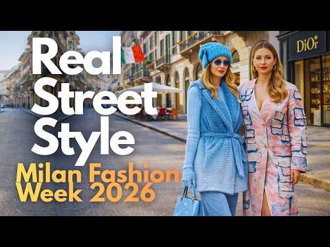 What Everyone Is Wearing at Milan Fashion Week 2026 👀 | Real Street Style Trends SS2026 #vogue