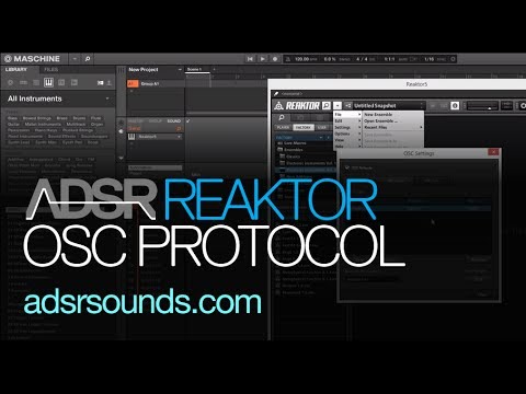 NI Reaktor - Using Open Sound Control - How to Tutorial