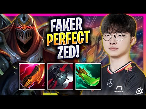 FAKER PERFECT GAME WITH ZED! - T1 Faker Plays Zed MID vs Orianna! | Season 2025