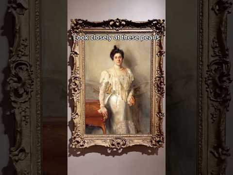 Look closely at the painting of these pearls  #arthistory