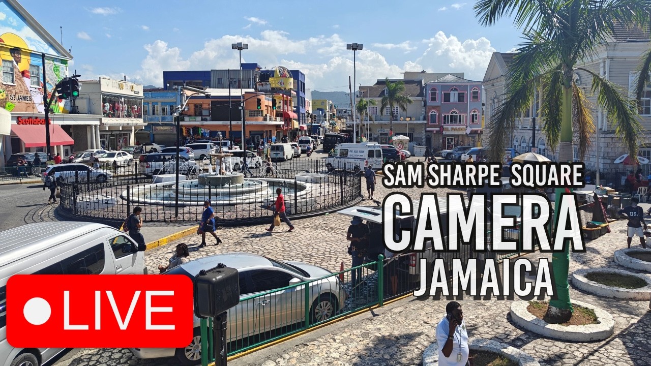 Live webcam view of Plaza Sam Sharpe