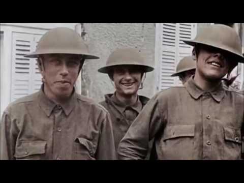 Over There | US army WW1 footage in Color
