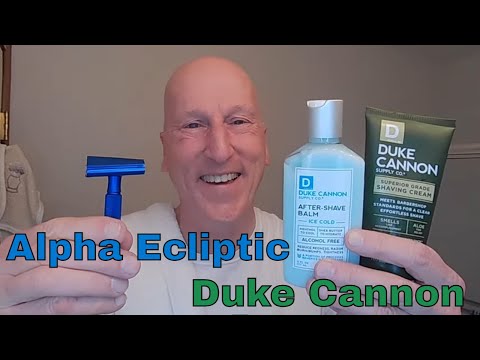 Duke Cannon and Phoenix Shaving Alpha Ecliptic
