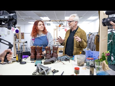 How Costumes and Props Are Weathered for Filming!