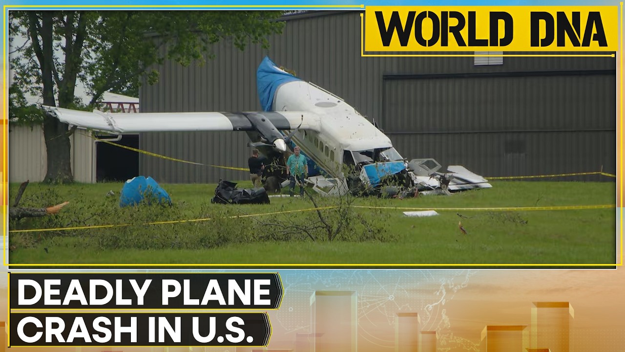 US Plane Crash: Skydiving Plane Crash Kills 12 In US, Rescue Operation Underway | WION News