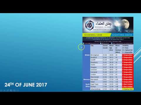 Shawwal 1438 Moon Sighting