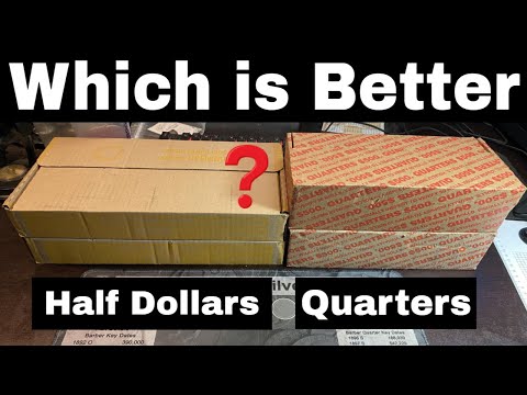 Can We Find SILVER in Half Dollars and Quarters? (Coin Roll Hunt)