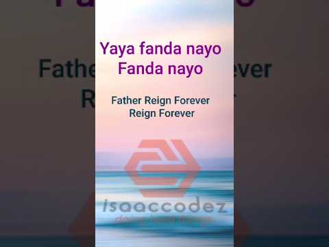 Fanda Nayo lyrics -Lingala Praise l English translation#isaaccodez #jubileechurch