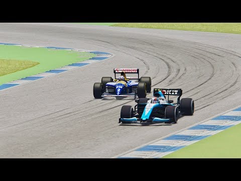 Williams F1 2019 vs Williams F1 1993 - Hockenheimring