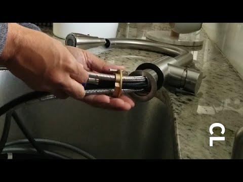 Installing High Arc Kitchen Faucet with Pulldown Sprayer Review