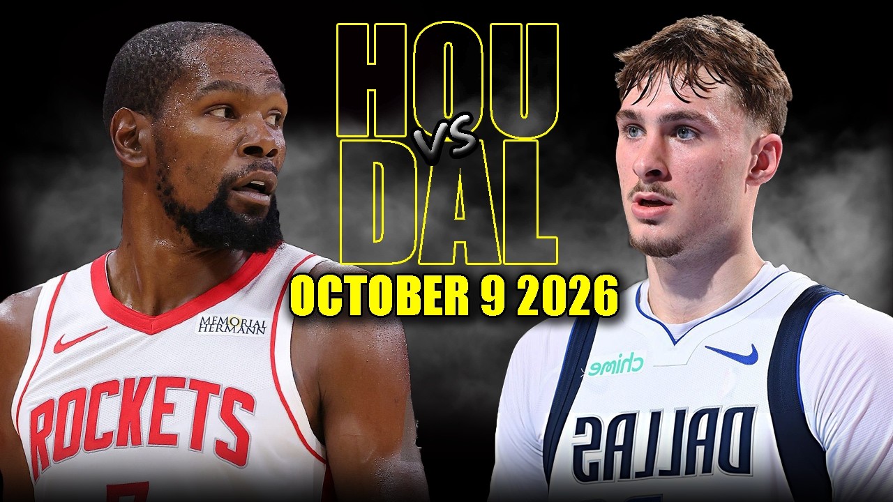 🏀 [NBA 프리시즌] 2026.10.09 휴스턴 로케츠 135-117 댈러스 매버릭스 하이라이트