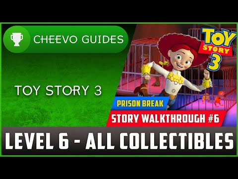 Toy Story 3 - Prison Break (Level 6 - All Collectibles) *Achievement / Trophy Guide*