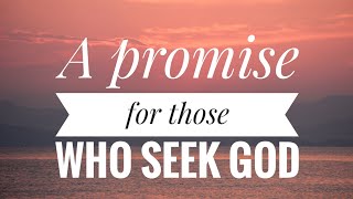 A promise for those who seek god ( Paul Washer )