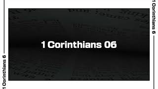 1 Corinthians 6 Bible Reading | NIV