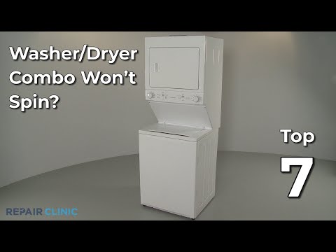 Washer/Dryer Combo Won't Spin — Washer/Dryer Combo Troubleshooting