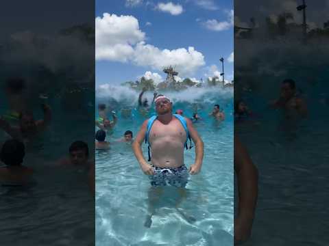 Had to get prepared for the worlds largest wave pool 😂 #wavepool #wave #disneyworld #funny #disney