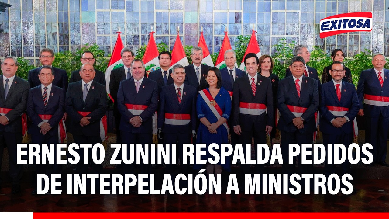 🔴🔵 Diputado de Juntos por el Perú respalda pedidos de interpelación a ministros