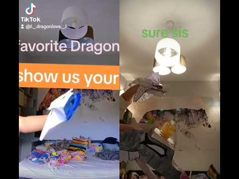 my vs my sis#dragonlove#Lexy#sister#dragonpuppet