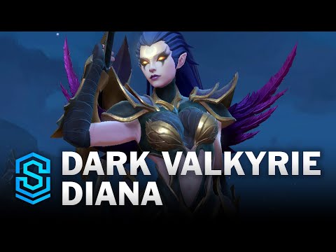 Dark Valkyrie Diana Wild Rift Skin Spotlight