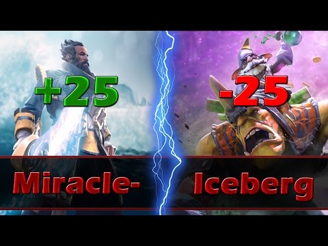 Miracle- plays Kunkka vs Iceberg Alchemist - Dota 2