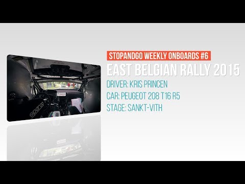Stopandgo weekly onboards #6 - Kris Princen East Belgian Rally 2015