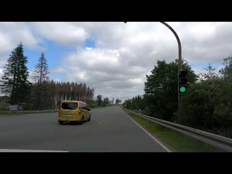 Driving in Harz Mountains Germany