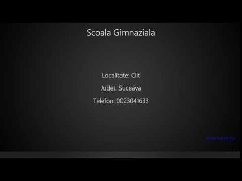 Scoala Gimnaziala Clit